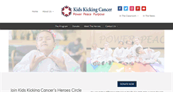 Desktop Screenshot of kidskickingcancer.org